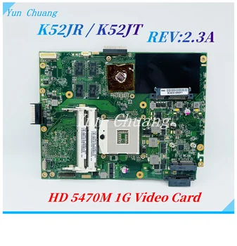 K52JR REV:2.3 UMA placa-mãe Para ASUS K52JU K52JB K52JE K52JR K52J A52J X52J K52JT Laptop placa-Mãe HD 5470M 1G GPU HM55 memória DDR3