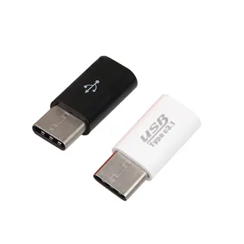 Kebidu 5pcs Tipo C Para Micro USB para Carregamento, Sincronização de Dados de Transferência de Mini USB 3.1 Macho 5 Pinos Fêmea de Transmissão de Dados Cabeça Adaptador