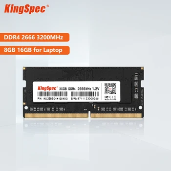KingSpec Memoria Ram Ddr4 8GB 16GB 32GB de Memória RAM Placa de Notebook 2666mhz 3200 mhz, Memórias Rams DDR4 1,2 V Portátil