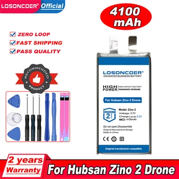 LOSONCOER 4100mAh Para Hubsan Zino 2 Zino2 ZINO 2+ ZINO2+ Drone DIY Solda de Substituição de Bateria de Vôo