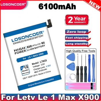 LOSONCOER 6100mAh LT633 Bateria Para Letv Le 1 Max X900 Le Um Max X900 LT633 Bateria +Free tools