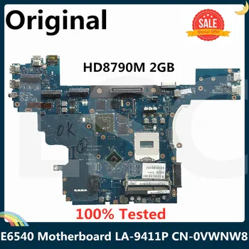 LSC Remodelado Para DELL E6540 Laptop placa-Mãe CN-0VWNW8 0VWNW8 VWNW8 VALA0 LA-9411P PGA947 DDR3L HD8790M 2GB
