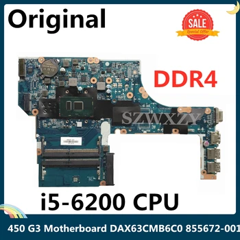 LSC Remodelado Para o PS ProbBook 450 G3 Laptop placa-Mãe I5-6200 CPU DAX63CMB6C0 855672-001 855672-501 855672-601