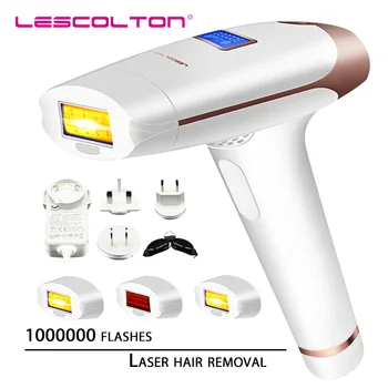 Lescolton T009X Depilador laser do IPL da Remoção do Cabelo do LCD Display da Máquina do Laser Permanente Bikini Trimmer Elétrica depiladora a laser