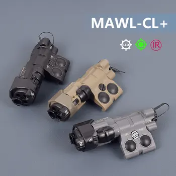 MAWL-C1 Nylon Laser com o objetivo de Dispositivo Para Airsoft Riflle AR15 M4, M16 Com LED Verde do Laser de Luz IR de Laser INFRAVERMELHO