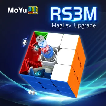 MOYU RS3M 2021 3x3 Maglev O mais Recente de Levitação Magnética Cubo Mágico, Fidget Brinquedos RS3M 2020 Cubo Mágico RS3M Maglev