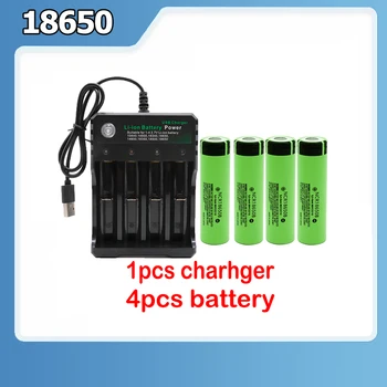 Marca 100% Novo e Original NCR18650B 3,7 V 3400mAh 18650 Bateria Recarregável de Lítio para a Tocha Bateria e Carregador USB