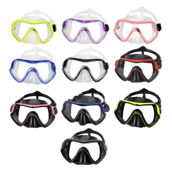 Mergulho Máscara, Óculos De Natação De Silicone Confortável Saia Máscara De Mergulho
