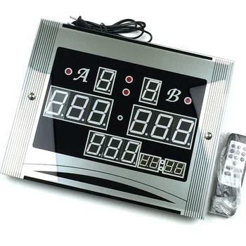 Mesa de bilhar Eletrônica Digital placar 147T com controle remoto para Mesas de Snooker e Bilhar pode mostrar o tempo