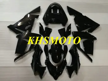 Molde de injeção kit de Carenagem para a KAWASAKI Ninja ZX10R 2004 2005 ZX 10R 04 05 ABS preto brilhante conjunto de Carenagens+presentes KJ09