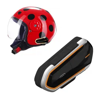 Moto Bluetooth Auricular Interfone Fone de ouvido Rádio FM Motor de Fone de ouvido мотогарнитура для шлема