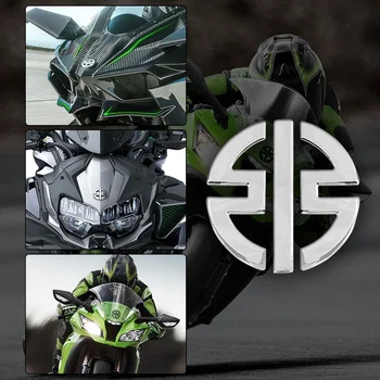 Moto Personalidade Adesivo 3D Motorcycle Logotipo Adesivos Emblema Emblema Decalques Tanque Roda para a Kawasaki Ninja Z800 Z900 Z650