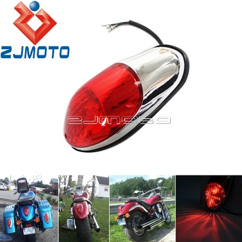 Moto lanterna traseira lanterna Traseira Parar de Lâmpada Para a Yamaha, Suzuki, Honda Shadow V-Estrelas Kawasaki Vulcan 900 1500 Clássico VN900C Crusiser