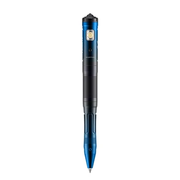 Nova Fenix T6 Azul de Carga USB Tático Caneta Lanterna, Caneta