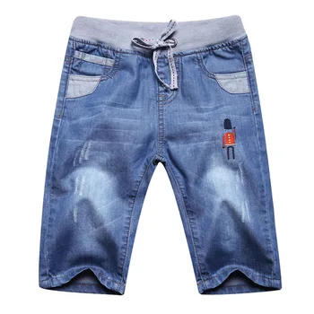 Novas Crianças Meninos do Verão Shorts Jeans de Marca de Jeans, Shorts de Crianças de Moda Casual Calções de Rapaz para Meninos de 2 13Y DQ302
