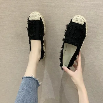 O Projeto coreano Sentir Único Plano Único Sapatos 2023 Primavera de Moda de Nova Diária Forro Confortável e Versátil Mulheres Única Sapatos