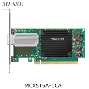 Original MCX515A-CCAT Para Mellanox ConnectX-5 CX515A 100GB de uma Única porta de Adaptador de Placa de rede Com Metade PCIe Suporte Navio Rápido