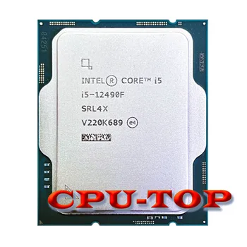 Os NOVOS processadores Intel Core i5-12490F i5 12490F novo 3GHz 6-Core De 12 Thread da CPU Processador de 10NM L3=18M 65W LGA 1700