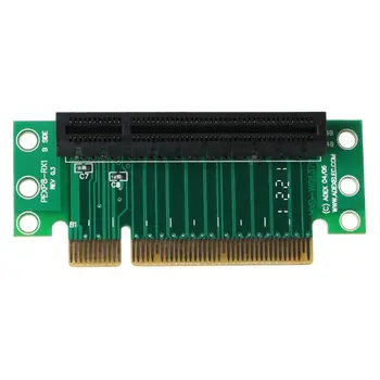 PCI Express 8X Placa Riser De 90 Graus Ângulo de Elevação de Placa de Adaptador Conversor para 1U/2U Computador