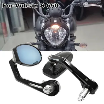 Para Kawasaki Vulcan S 650 Vulcan S650 2015-2023 Motocicleta guiador espelhos CNC guiador espelhos