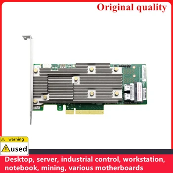 Para LSI MegaRAID SAS 9460-8i NVMe/SAS/SATA Controladora RAID SAS 3508 RAID-on-Chip (ROC) RAID 2G Cache SFF8643*2 05-50011-02