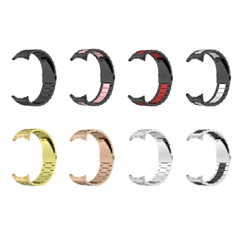 Para O Pixel Alça De Metal Inoxidável Do Relógio De Pulseira Bracelete Mulheres Homens Confortável