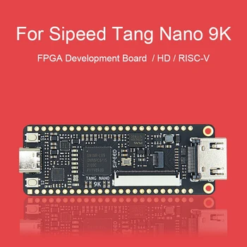 Para Sipeed Tang Nano 9K Gaoyun FPGA Conselho de Desenvolvimento+Tela de 7 Polegadas+2.54 Mm do Pino de Cabeçalho GW1NR-9 RISC-V RV Kit