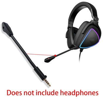 Plugue de 3,5 mm da Interface do Microfone Fone de ouvido hi-fi Microfone de Reparação de peças de Reposição de Ajuste para ASUS ROG Delta RGB Fone de ouvido para Jogos