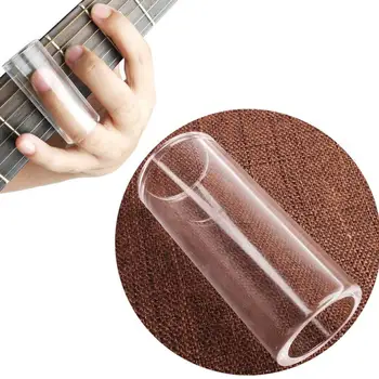Plástico transparente de Dedo de Luva de Guitarra Slides Conjunto Inclui Palhetas de Plástico Dedo Picaretas e Clara de Violão, o Dedo Protetores
