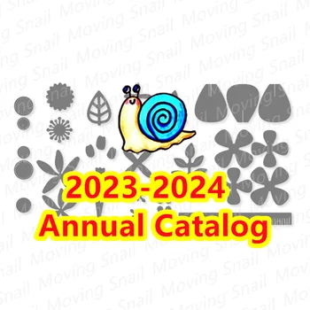 Pode 2023 abril de 2024 Novo Catálogo de Papel Florista de Corte de Metal Morre e Scrapbooking Para Cartão de Decisões Sem Carimbos