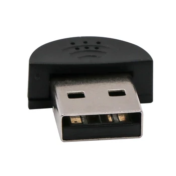 Portátil USB 2.0 Microfone Omni-Direcional Estéreo MICROFONE USB Mini Para o MSN/Skype Microfones USB para notebook PC Computador Conversando
