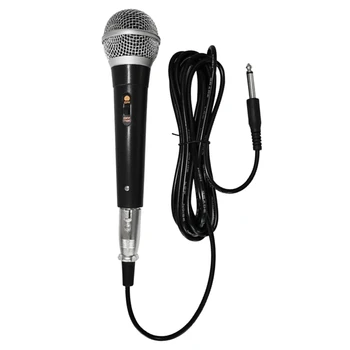 Quente-Karaoke Microfone De Mão Profissional Com Fio Microfone Dinâmico Voz Clara Microfone Para Karaokê Música Vocal Desempenho