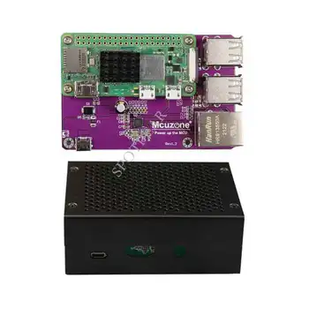 Raspberry Pi Pi0 Zero 2W para 3B Placa de Expansão Zero 2 W HUB USB J45 Porta Ethernet da placa de Expansão