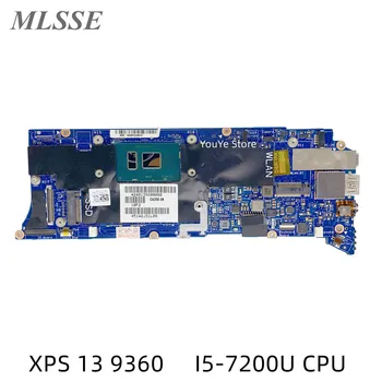 Remodelado Para o DELL XPS 13 9360 Laptop placa-Mãe Com SR2ZU I5-7200U CPU, 8GB 0T9VPC T9VPC 4N87K 04N87K CAZ00 LA-D841P