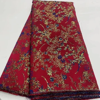 Retro clássico em relevo de cor tecer o tecido jacquard, a moda vestido cheongsam meia-saia de corpo acidentado textura de tecido