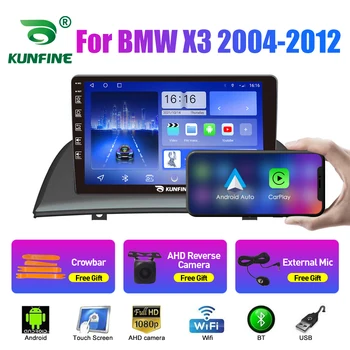 Rádio do carro Para BMW X3 2004-2012 2Din Android Octa Core de som do Carro DVD GPS de Navegação Leitor de Tela IPS Carplay