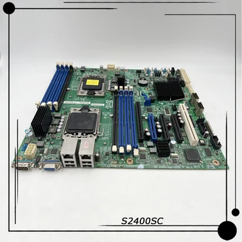 S2400SC Para Servidor Intel Motherboard LGA1356 Apoio E5 Série 2400 CPU Irá Testar Antes do Envio