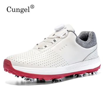 Sapatos de golfe de Homem as Mulheres de Luxo Confortável Golfe, Tênis de Esportes ao ar livre, Andando de Jogador de Tênis para Homens e Calçado desportivo