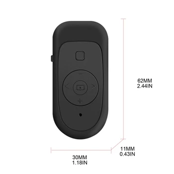 Sem fio Bluetooth compatível com o Botão do Controle Remoto Recarregável Selfie de Liberação do Obturador da Câmera - Celular Ebook