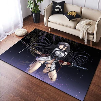 Sexy menina anime de impressão criativa padrão antiderrapante, tapete Biquíni tapete decoração home do Anime Festival Decoração tapete de yoga