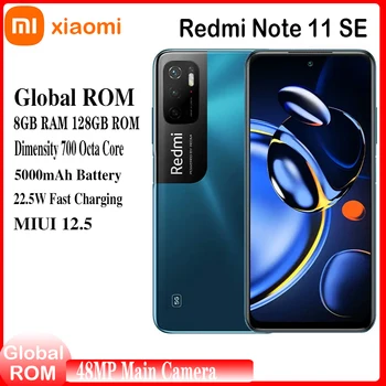 Smartphone Xiaomi Redmi Nota 11SE 11 SE 5G Global ROM Octa Core Dimensity 700 6.5