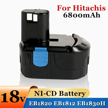 Substituição de Bateria de 18V Bateria NI CD para Hitachis Poder Ferramenta chave de Fenda Broca EB1820 EB1812 EB1830H EB1833X EB18B 322437