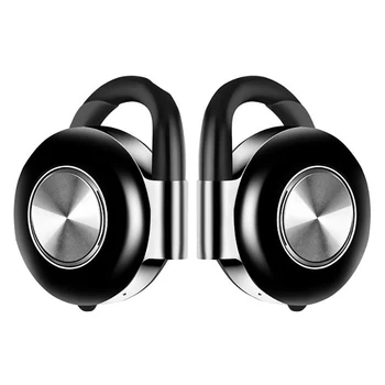 TWS Fone de ouvido Bluetooth 5.0 sem Fio Binaural Estéreo de Esportes de Suspensão Ouvido V5 Fone de ouvido