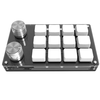 Teclado De 12 Tecla Programável 2 Botão De Teclado Mecânico Mini Teclado Gaming Keyboard Mini Teclados Para O Office Música De Laboratório
