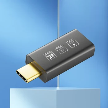 USB C Adaptador Plug and Play USB C Tipo C Feminino Conversor de 40 gbps de Alta Velocidade de Transmissão de Tipo C Para Fêmea Adaptador para Laptop PC