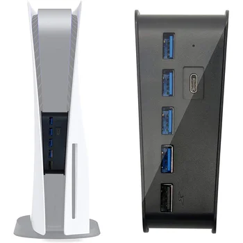 USB Divisor de Expansor de Hub Adaptador Para PS5 Concentrador USB de Alta velocidade de Extensão