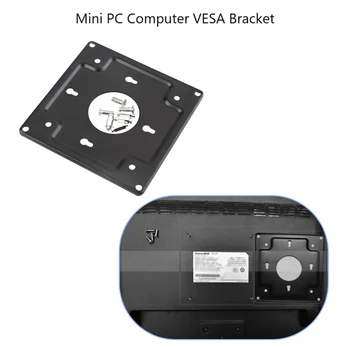 Universal Mini-Host de Montagem de Parede Fixo para Suporte do Painel Suporte para tv LCD LED Moldura do Monitor VESA 75/100 LCD TV LED