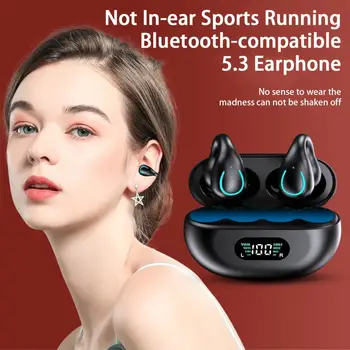 Universal fone de ouvido sem Fio Impermeável do Ouvido-clip de Tempo de Espera do Fone de ouvido de Jogo
