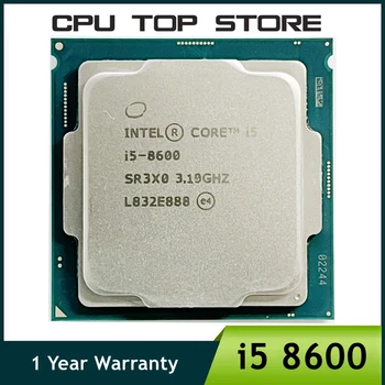 Usado Intel Core i5 8600 3.1 GHz Six-Core de Seis Thread da CPU Processador 9M 65W LGA 1151 sem Cooler