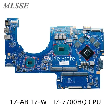 Usado Para HP Presságio 17-AB 17-W Portátil placa-Mãe 915550-001 915550-601 DAG37DMBAD0 GTX 1050 4GB I7-7700HQ de CPU de 100% do Teste Rápido Navio